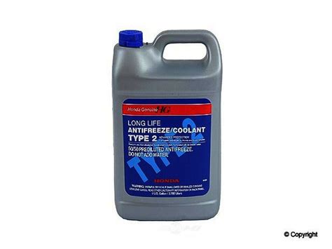 Genuine Hondaacura Long Life Antifreezecoolant Type 2 Ol9999011 Ebay