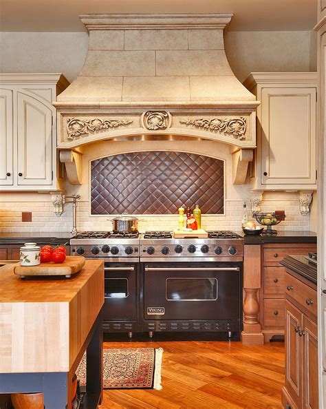 Alternative ideas to tile backsplash. 20 Copper Backsplash Ideas That Add Glitter and Glam to ...