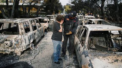 greek wildfires kill 74 as residents flee resorts near athens