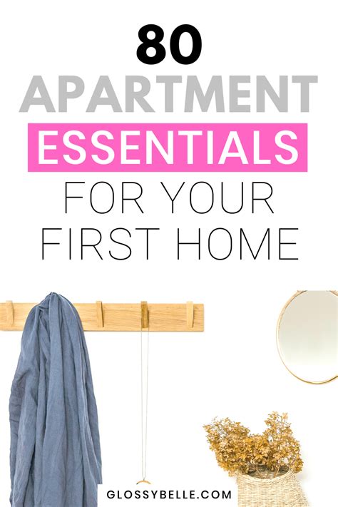The Ultimate Guide First Apartment Essentials Glossy Belle In 2020