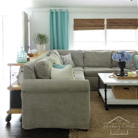 Farmhouse Style Living Room In A Mobile Home The Shabby