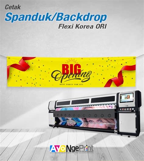 Cetak Spanduk Baliho Flexi Banner Digital Printing Di Duren Sawit