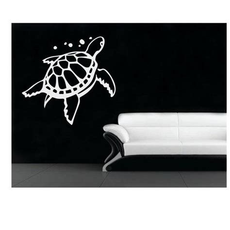 Turtle Wall Decal Turtle Decal Turtle Sticker Turtle Wall Etsy