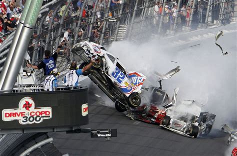Last Lap Crash At Daytona Appeared To Injure Fans As Engine Flies