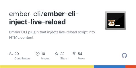 GitHub Ember Cli Ember Cli Inject Live Reload Ember CLI Plugin That