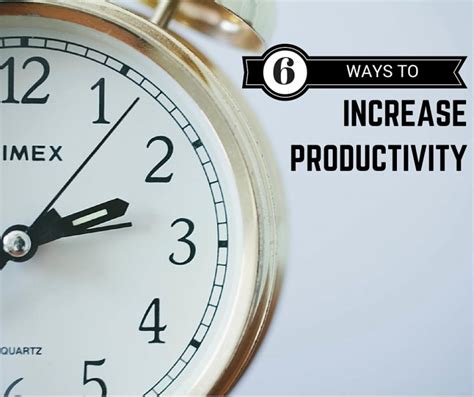 6 Ways To Increase Productivity Media Maven
