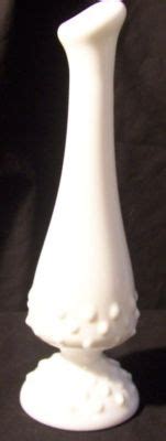 Vintage Fenton White Milk Glass Hobnail Bud Vase Antique Price Guide