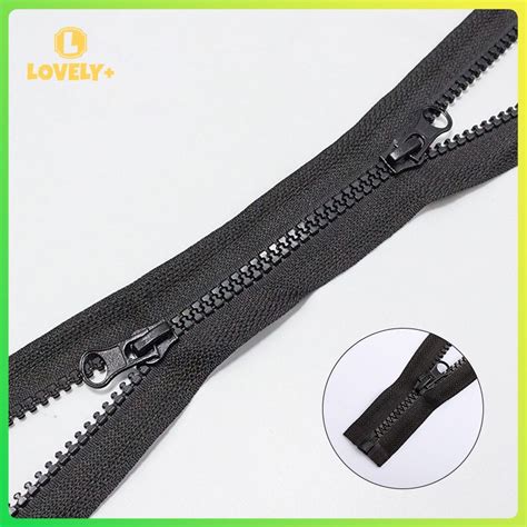 Black Duracon Separable Jacket Zipper Resin Zipper Open End Zip For