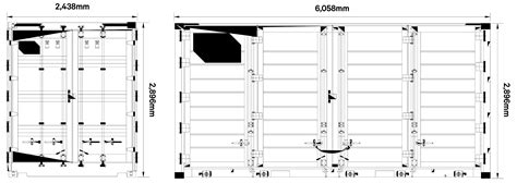20ft Side Opening Shipping Container Buy Or Hire From 765 Scf