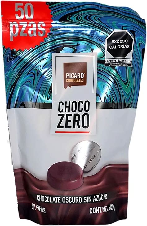 Chocolate Oscuro Picard Choco Zero Sin Azucar 440 Gramos Mebuscar México