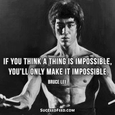 Bruce lee was an icon of cinema who popularized kung fu. 87 Bruce Lee Quotes That Will Inspire You - Succeed Feed