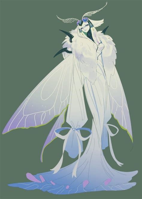 Moth Lady By Fran Imaginarymonstergirls Fantasy Character Design
