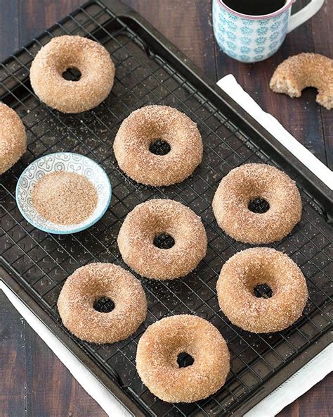 How To Make Baked Sugar Doughnuts P