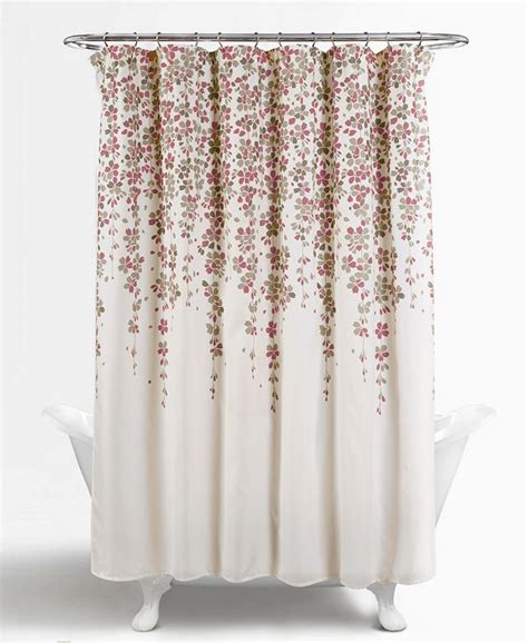 Lush Décor Weeping Flower 72 X 72 Shower Curtain Macys