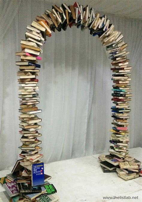 How To Make A Book Arch — Listlab Book Arch Library Decor Library