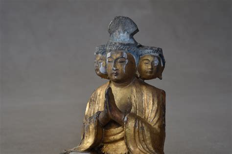 Three Face Buddha T A T A M I Contemporary Antiques From Japan