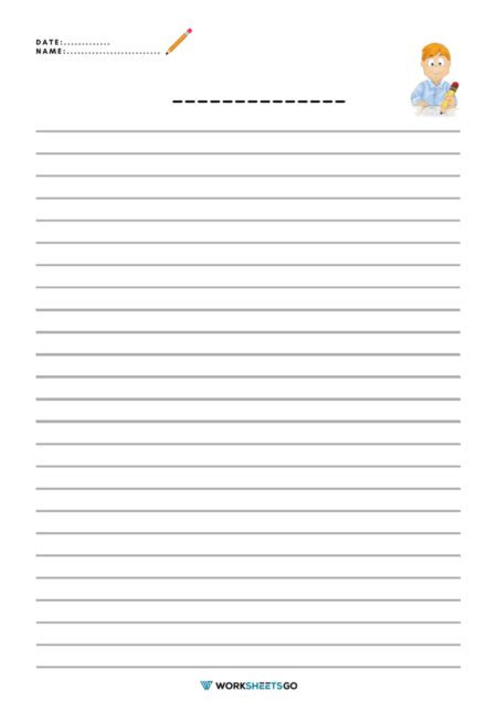 Lined Paper Worksheets Worksheetsgo