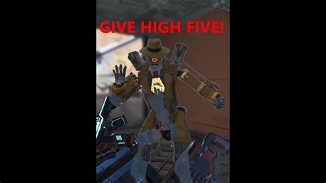 Apex Legends Pathfinders Dream Is To High Five Youtube