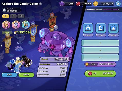 Against The Candy Golem Rcookierunkingdoms