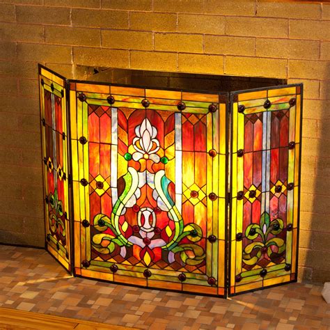 Stained Glass Fireplace Screen Search Craigslist Near Me
