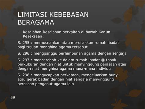 Pada peringkat antarabangsa, pengiktirafan diberikan terhadap hak kebebasan beragama antaranya melalui instrumen. Kebebasan Beragama di Malaysia