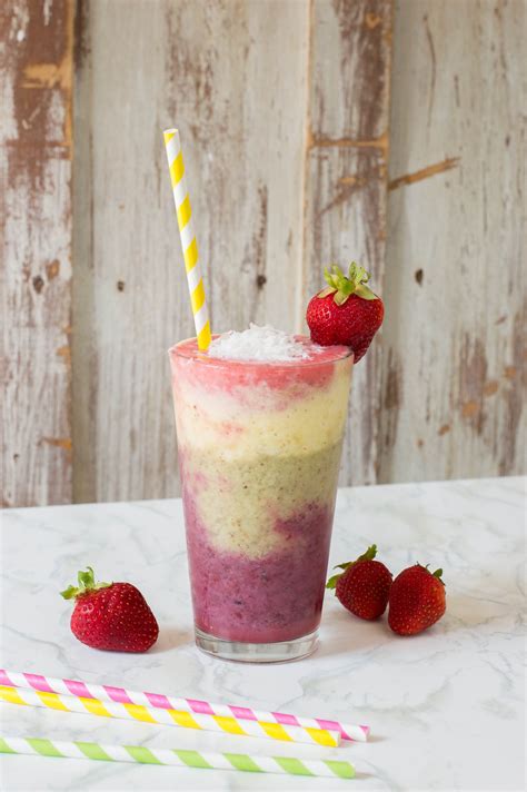 Rainbow Layered Fruit Smoothie Recipe The Sits Girls