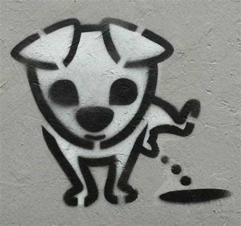 Cute And Fun Stencil Graffiti