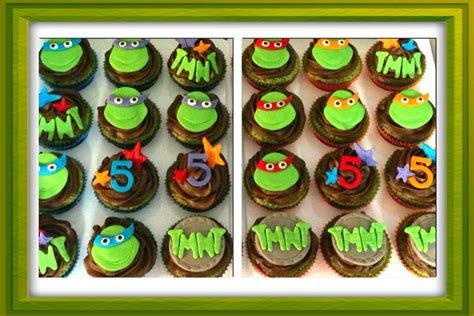Tmntteenage Mutant Ninja Turtle Cupcakes Ninja Turtle Cupcakes Ninja