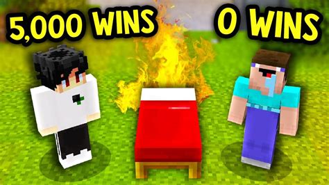 Noob With 0 Wins Carried By Pro Minecraft Bed Wars Players