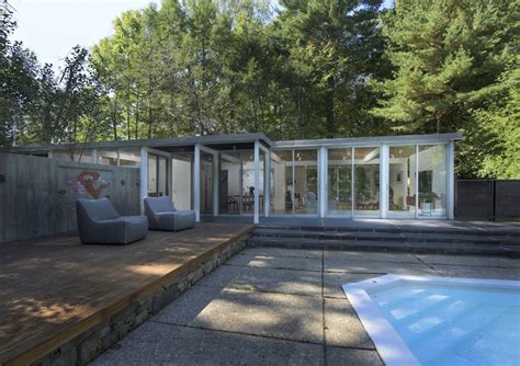 Hammer Architects Renovate Mid Century Modern Pool Pavilion