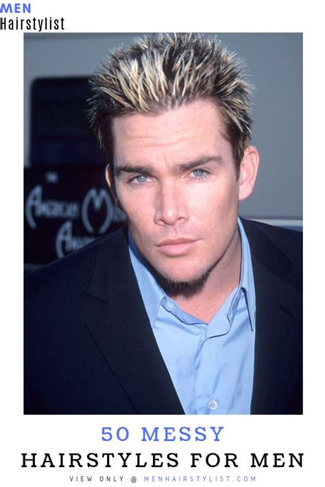 50 Messy Hairstyles For Men With A Lawless Attitude 90s Mens