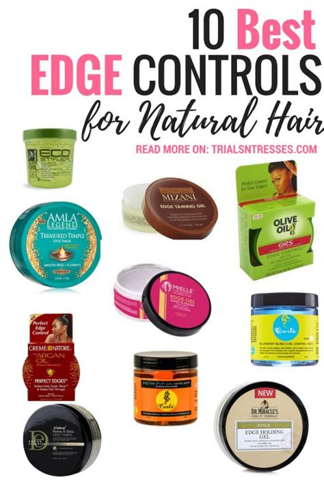 Apply hair gel to your natural curls to boost volume and keep frizz in. Top 10 Best Edge Controls For Natural Hair | Natural hair ...