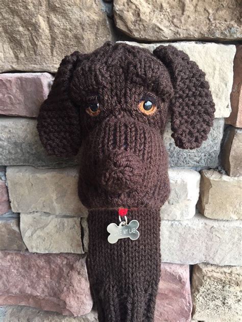 Made To Order Hand Knit Labrador Golf Club Cover Other Colors Available