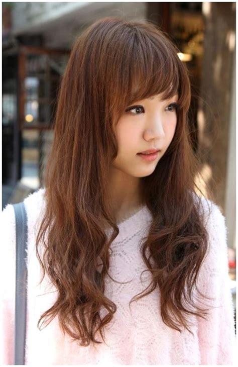 15 Inspirations Of Korean Girl Long Hairstyles Coiffures De Bal Pour Cheveux Longs Coiffures De