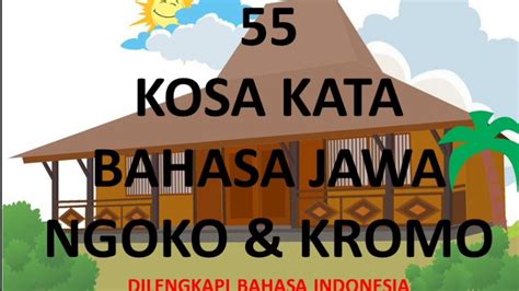 Check spelling or type a new query. Ayo Belajar Bahasa Jawa : Kosa Kata Jawa #1 - YouTube