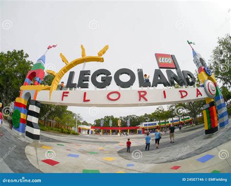 Entrance To Legoland Florida Editorial Photo Image Of Destination