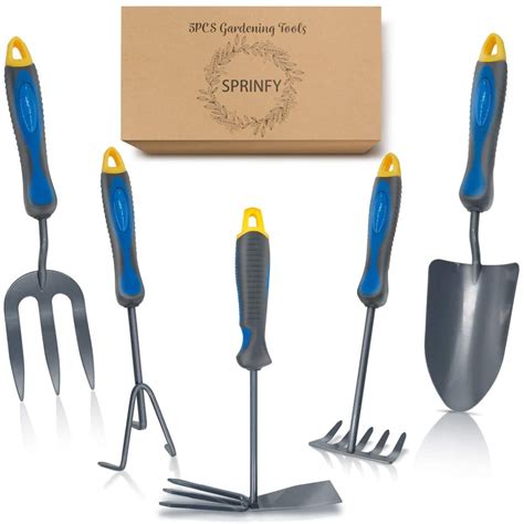 There sure are some garden gifts he needs for his. Hortem 5PCS Lightweight Gardening Hand Tools Set- Heavy ...