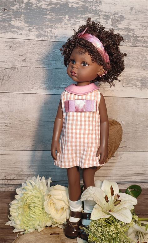 Ooak Restyled Paola Doll Custom Handmade Nora Reina Black Doll Art Collection Doll Available