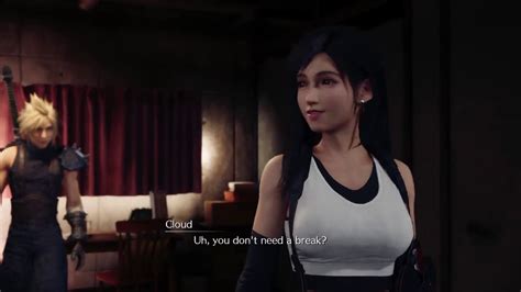 Final Fantasy Vii Remake Tifa Asks Cloud On A Date Youtube