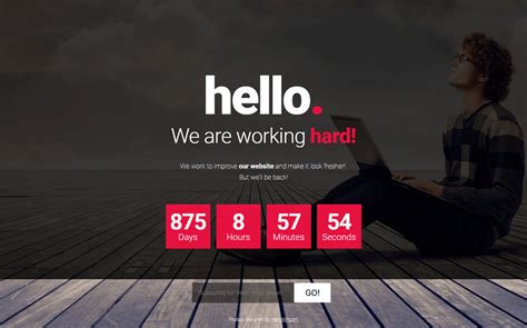 20 Best Free Coming Soon Psd Website Templates