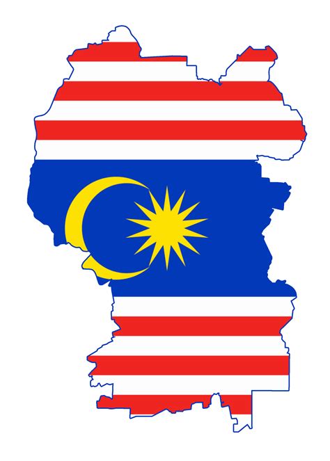 Malaysia Flag Map