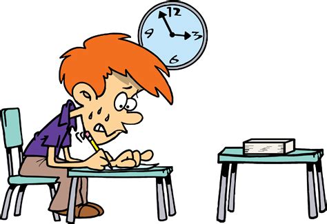 Retaking Tests Emphasizes Learning Extra Time In Exams Clipart Full