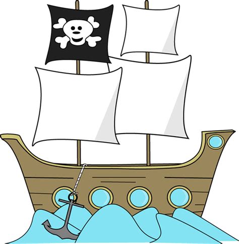 Pirate ship. | Pirate Clip Art | Pinterest | Pirate ships, Ships and Clip art