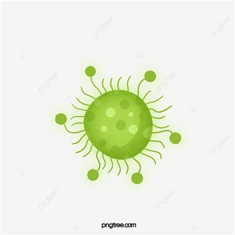 Virus Bacteria Germs Vector Hd Png Images Green Germ Bulb Bacteria