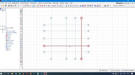 Prota Structure For Beginners Creating Grids Colmn And Beam Youtube