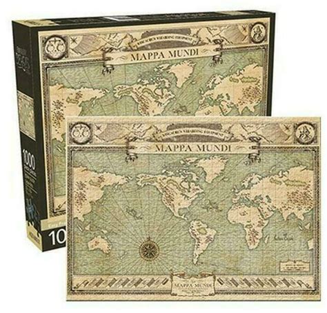 Fantastic Beasts Map 1000pc Puzzle Toy Warehouse Sale Velogear Kids
