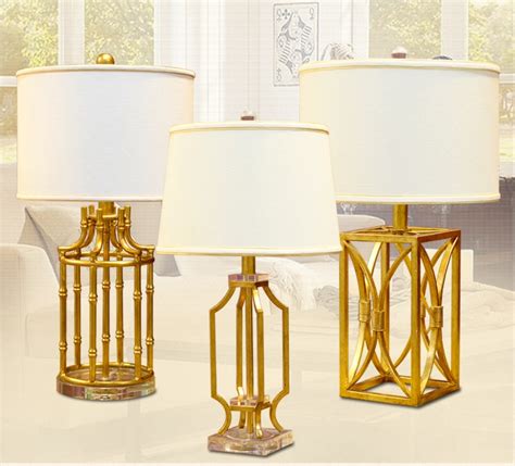 Luxury Retro Gold Silver Metal Table Lamp Luxury Bedroom Bedside Lamp