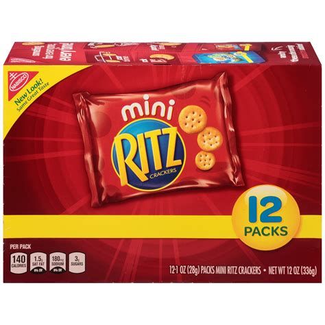 Nabisco Ritz Mini Crackers 1 Oz 12 Count