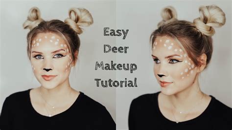 Halloween Deer Makeup Tutorial Youtube