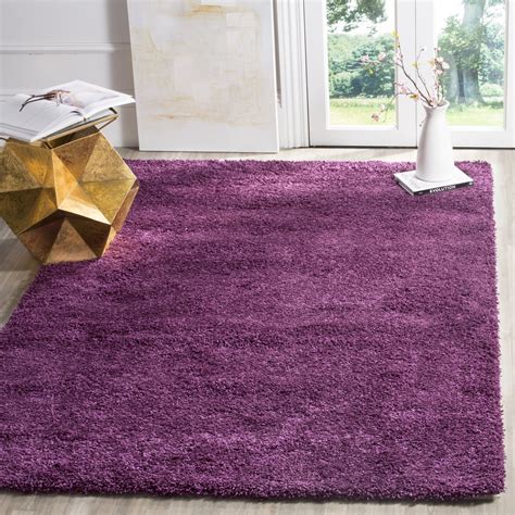 Safavieh California Shag Sg151 Purple Area Rug Incredible Rugs And Decor